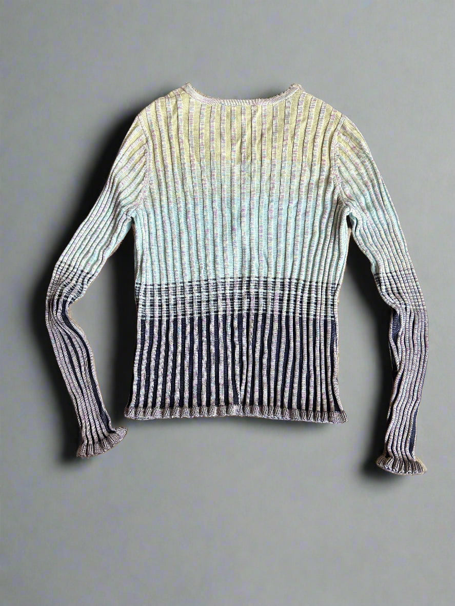 Deeply Ribbed Cardigan