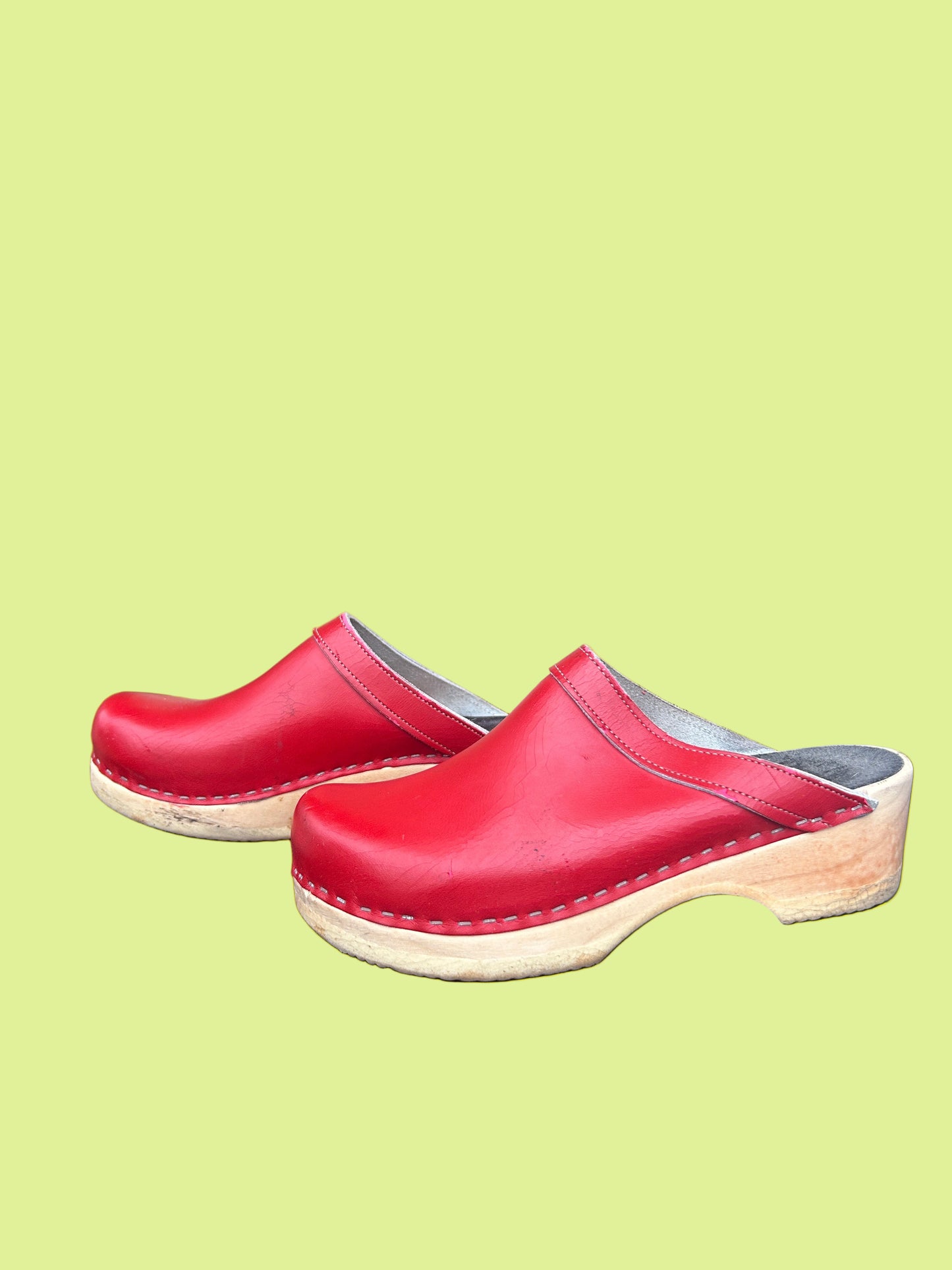 Clogs in Red