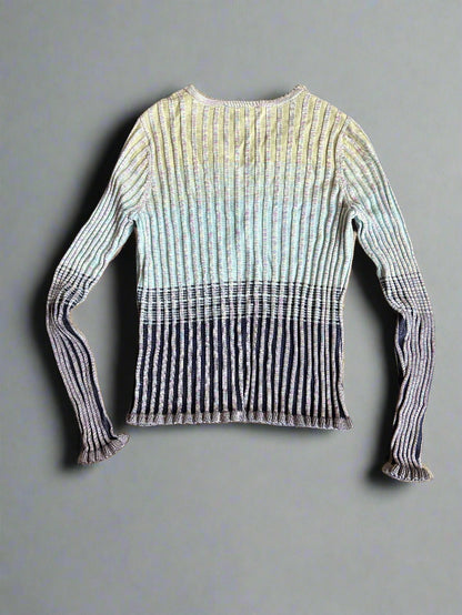 Deeply Ribbed Cardigan