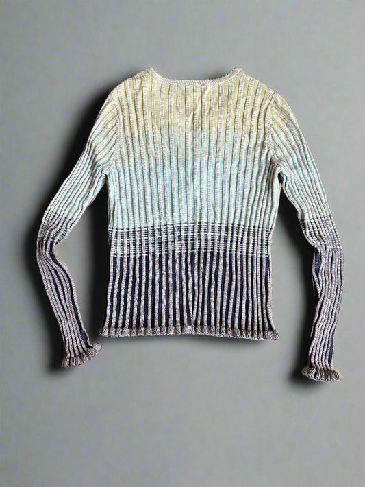 Deeply Ribbed Cardigan