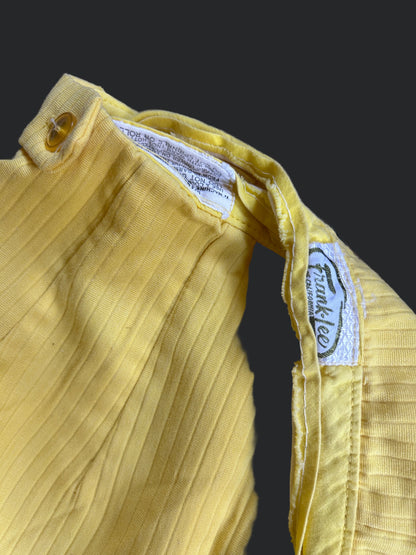 Vintage Corn Yellow Pencil Skirt