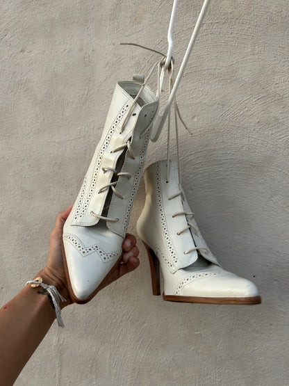 Vintage Western Victorian Booties