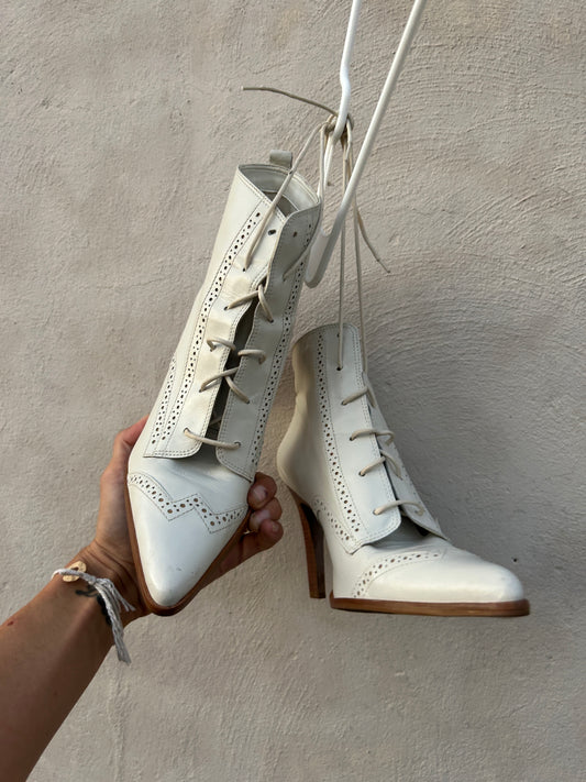 Vintage Western Victorian Booties