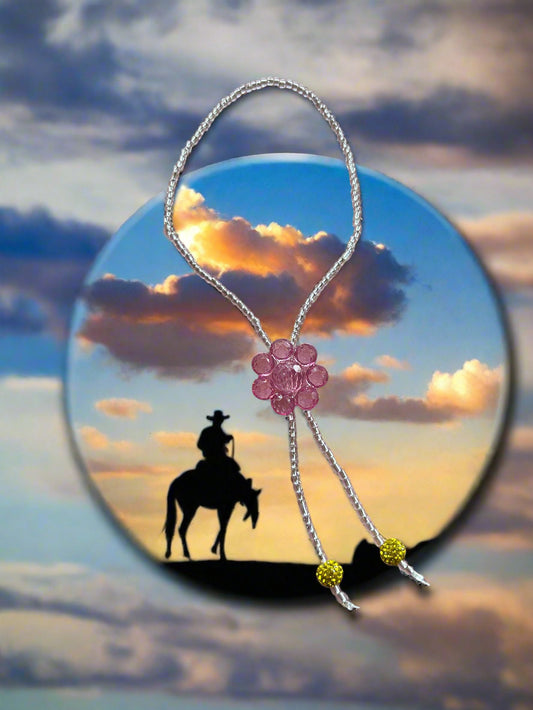 midwestern bolo ~ jenny in pink n yellow